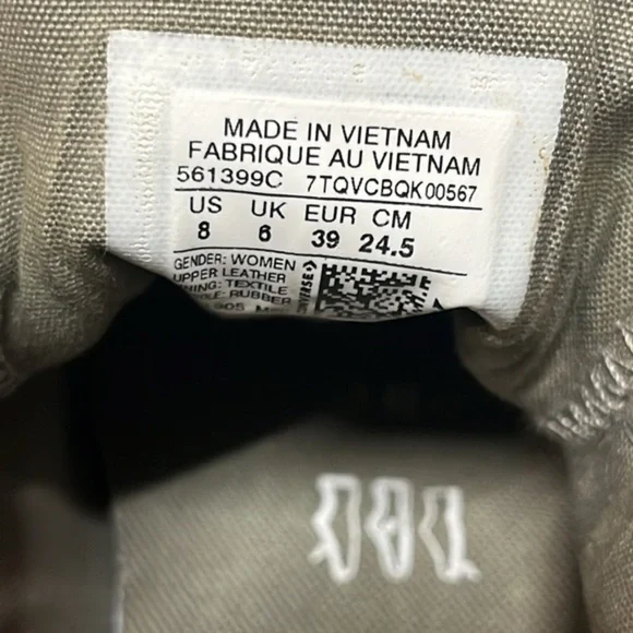 Converse‎ CTAS Clean Lift OX Dark Stucco sage & gold Leather women size 8 - Picture 5 of 10